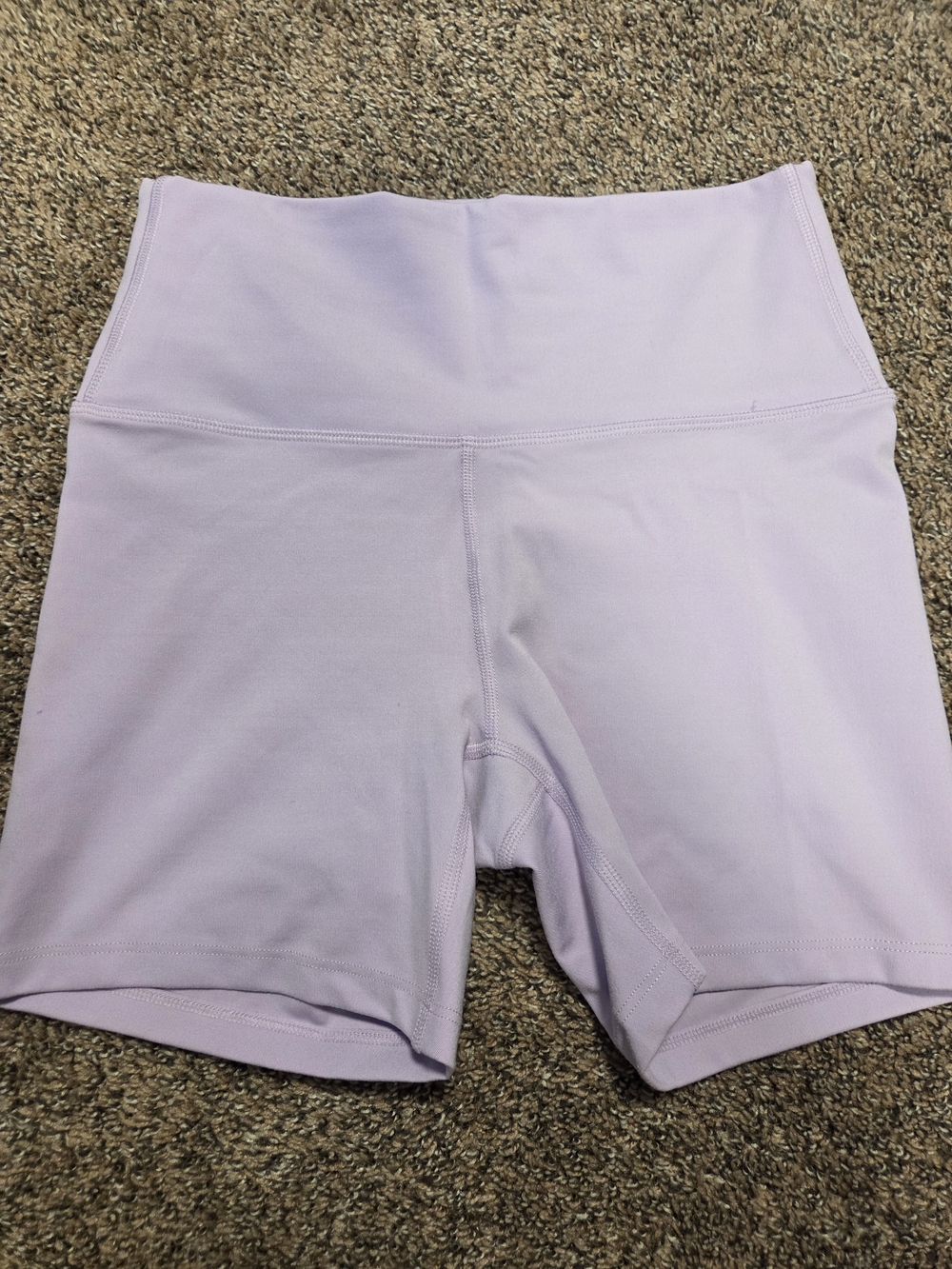 Women's SMALL All in Motion Lavender High-Rise Bike Shorts, LIKE NEW